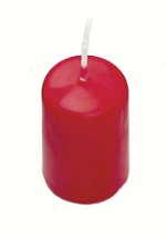 Inge-glas Classic <br>Mini-Pillar Candles-Dark Red